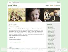 Tablet Screenshot of jacksjoy.wordpress.com