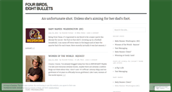 Desktop Screenshot of fourbirdseightbullets.wordpress.com