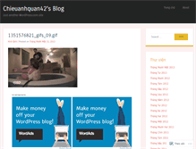 Tablet Screenshot of chieuanhquan42.wordpress.com
