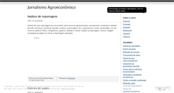 Desktop Screenshot of jornalismoagroeconomico.wordpress.com