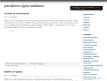 Tablet Screenshot of jornalismoagroeconomico.wordpress.com