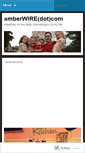 Mobile Screenshot of amberwire.wordpress.com
