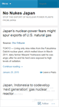 Mobile Screenshot of nonukesjp.wordpress.com