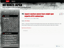 Tablet Screenshot of nonukesjp.wordpress.com