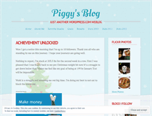 Tablet Screenshot of piggylikeme.wordpress.com