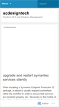Mobile Screenshot of acdesigntech.wordpress.com