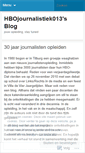 Mobile Screenshot of hbojournalistiek013.wordpress.com
