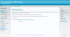Desktop Screenshot of investdgp.wordpress.com