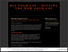 Tablet Screenshot of hitgoldcap.wordpress.com