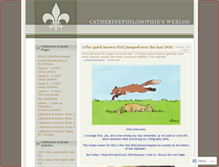 Tablet Screenshot of catherinephilosophie.wordpress.com