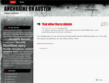 Tablet Screenshot of anghraine.wordpress.com