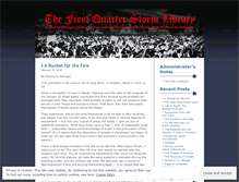 Tablet Screenshot of fqslibrary.wordpress.com