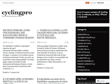 Tablet Screenshot of cyclingpro.wordpress.com