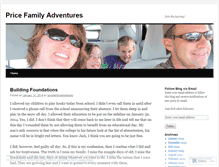 Tablet Screenshot of pricefam.wordpress.com