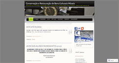 Desktop Screenshot of conservacaoerestauro.wordpress.com
