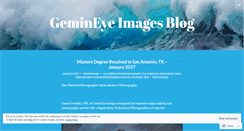 Desktop Screenshot of gemineyeimages.wordpress.com