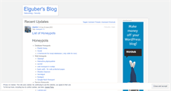 Desktop Screenshot of elguber.wordpress.com