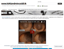 Tablet Screenshot of kirklandminoxidil.wordpress.com