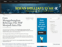 Tablet Screenshot of irwanbrilliantsyah.wordpress.com