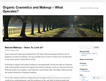 Tablet Screenshot of maquillage05.wordpress.com