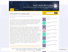 Tablet Screenshot of markswill.wordpress.com