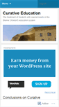 Mobile Screenshot of curativeed.wordpress.com