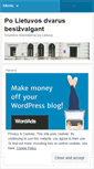 Mobile Screenshot of lietuvosdvarai.wordpress.com