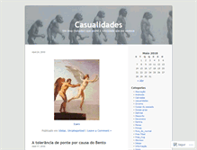 Tablet Screenshot of casualidades.wordpress.com