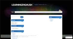 Desktop Screenshot of larningenghlish.wordpress.com