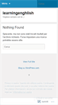 Mobile Screenshot of larningenghlish.wordpress.com