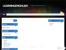 Tablet Screenshot of larningenghlish.wordpress.com