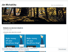 Tablet Screenshot of janmichalicka.wordpress.com