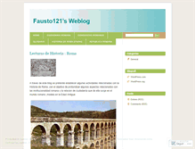 Tablet Screenshot of fausto121.wordpress.com