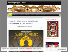 Tablet Screenshot of drikungcusco.wordpress.com