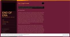 Desktop Screenshot of endofera.wordpress.com
