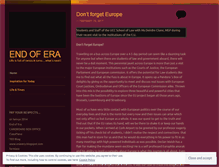 Tablet Screenshot of endofera.wordpress.com