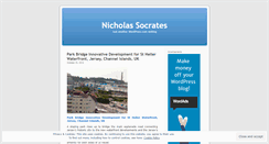 Desktop Screenshot of nicholassocrates.wordpress.com