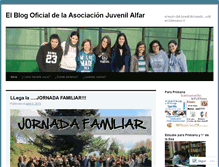 Tablet Screenshot of alfarsalamanca.wordpress.com