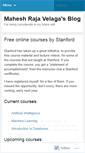 Mobile Screenshot of maheshrajavelaga.wordpress.com