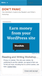 Mobile Screenshot of dontpanicandcarryatowel.wordpress.com
