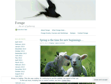 Tablet Screenshot of forageireland.wordpress.com