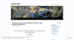 Desktop Screenshot of nicksen782.wordpress.com