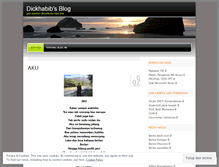Tablet Screenshot of dickhabib.wordpress.com