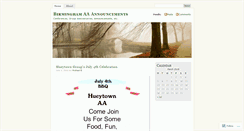 Desktop Screenshot of birminghamaa.wordpress.com