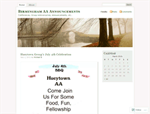 Tablet Screenshot of birminghamaa.wordpress.com