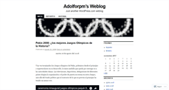 Desktop Screenshot of adolforpm.wordpress.com