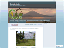 Tablet Screenshot of corazonverdeguate.wordpress.com