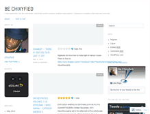 Tablet Screenshot of chixyfied.wordpress.com