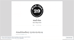 Desktop Screenshot of madna29.wordpress.com