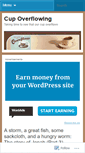 Mobile Screenshot of cupoverflowing.wordpress.com